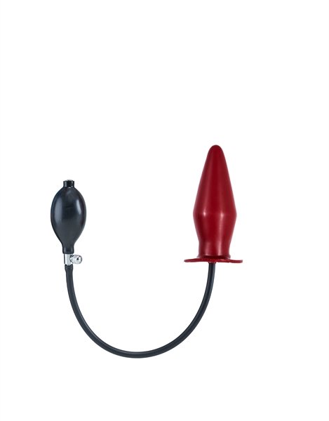 Aufblasbarer Buttplug rot XL