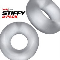 Anteprima: STIFFY 2er-Pack Bullen-Cockringe - Clear Ice