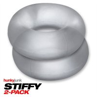 Anteprima: STIFFY 2er-Pack Bullen-Cockringe - Clear Ice