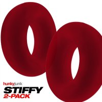 Anteprima: STIFFY 2er-Pack Bullen-Cockringe - Cherry Ice