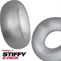 Anteprima: STIFFY 2er-Pack Bullen-Cockringe - Clear Ice