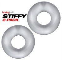 Anteprima: STIFFY 2er-Pack Bullen-Cockringe - Clear Ice