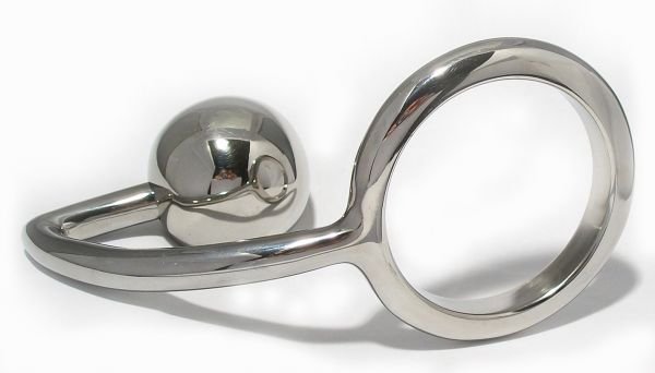 Cockring con ghiera in acciaio inox a scelta