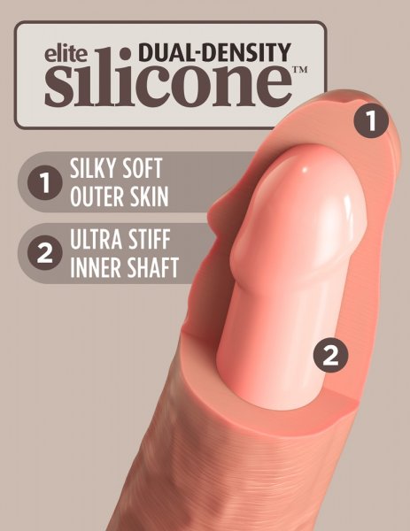 11“ Dual Density Silicone Cock Ø max. 5,4 cm